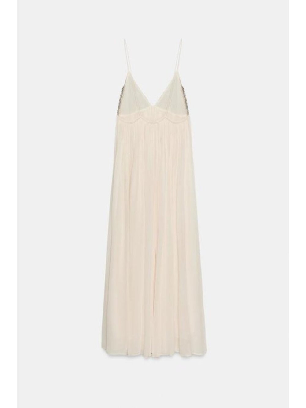 ZARA ZW COLLECTION BEADED MIDI DRESS - Picture 8 of 9